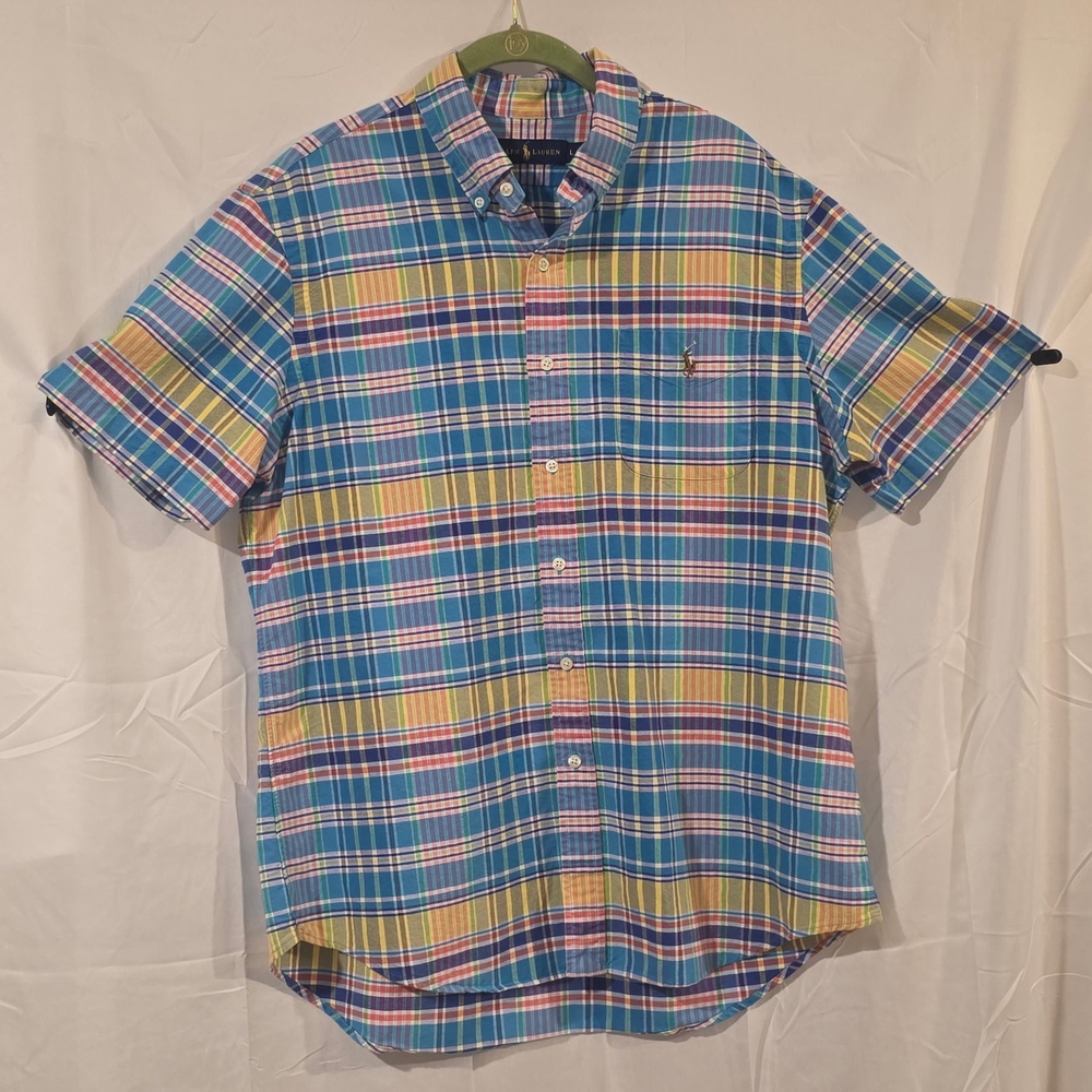 Ralph Lauren Multicolor Plaid Button Down Shirt